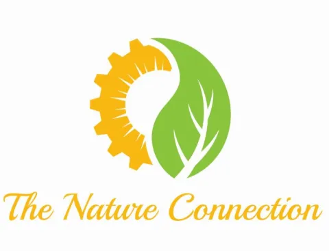 The Nature Connection gear and leaf logo