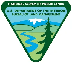 US Department of the Interior Bureau of Land Management triangle badge logo