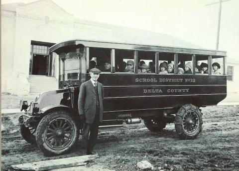 Historic Delta County School Bus