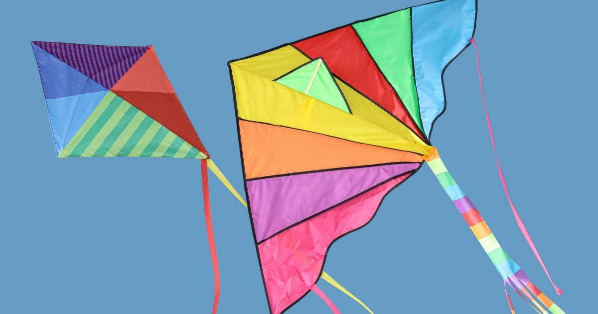 Colorful Kites Flying in the Sky